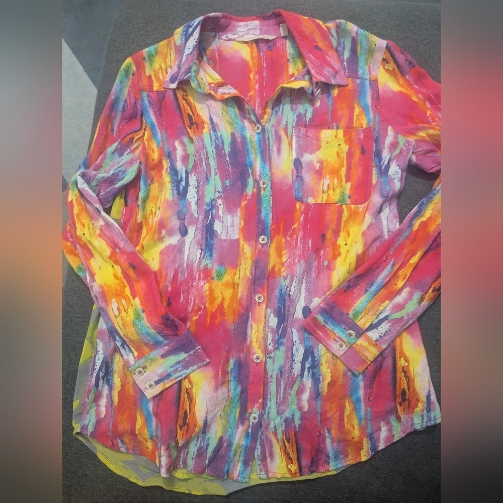 Soft Surroundings Colorful Women's Blouse